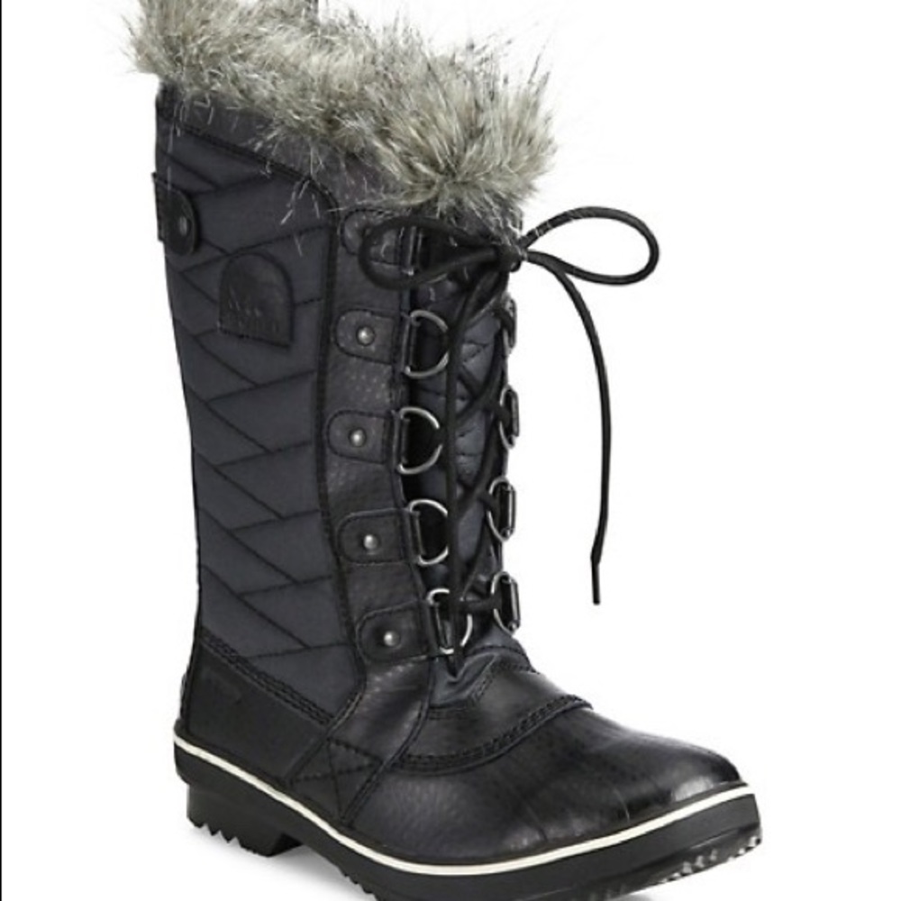 Sorel Tofino II Coated Canvas & Faux Fur Winter Boots